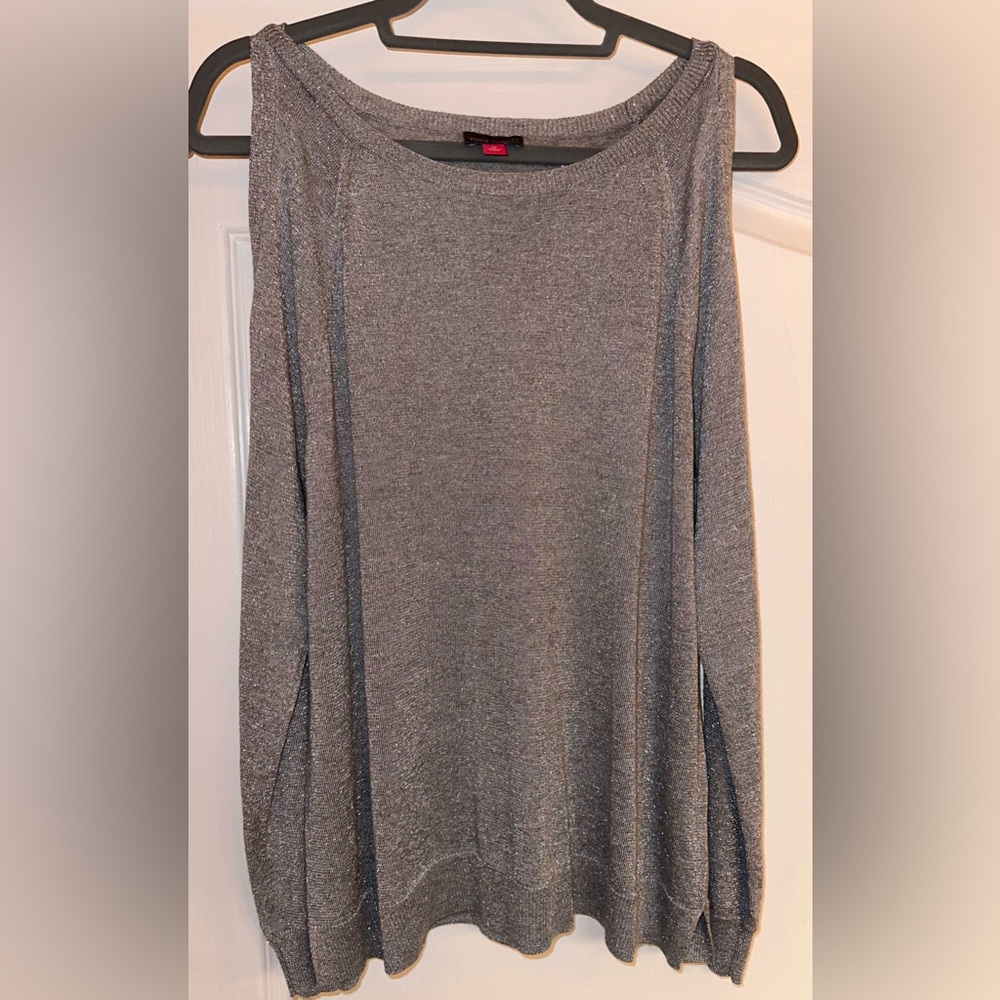 Vince Camuto metallic sweater.